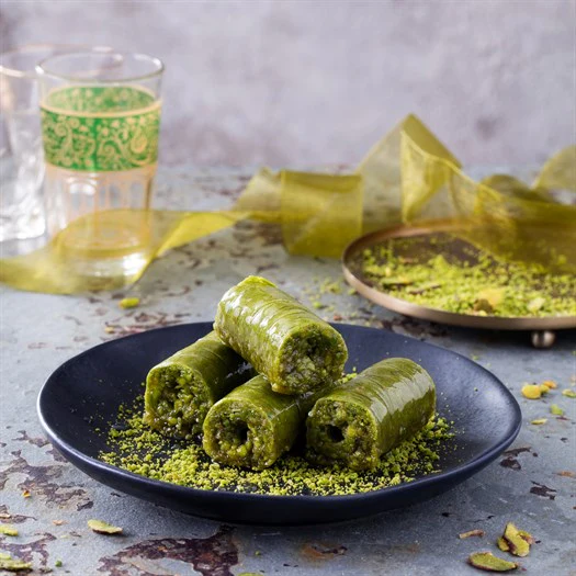 Pistachio Roll Baklava